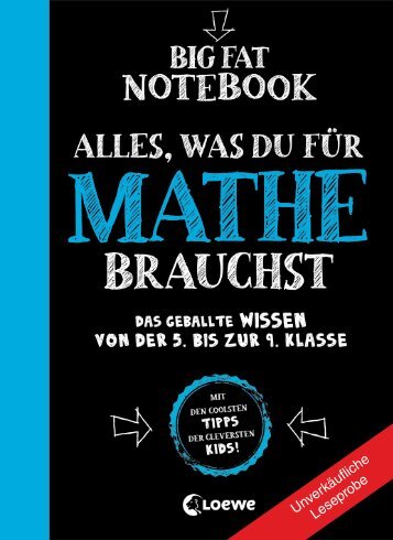 Leseprobe: Alles, was du für Mathe brauchst