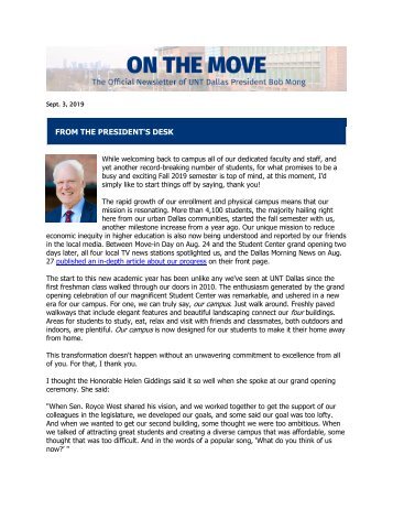 April 2019 - On The Move