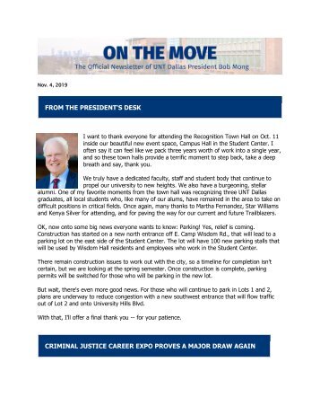 November 2019 - On The Move