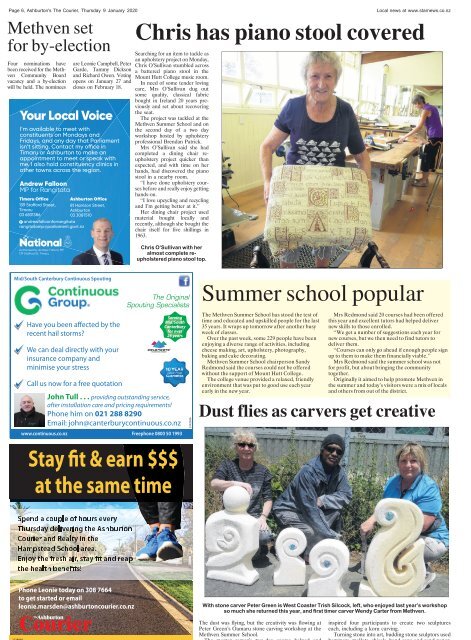 Ashburton Courier: January 09, 2020