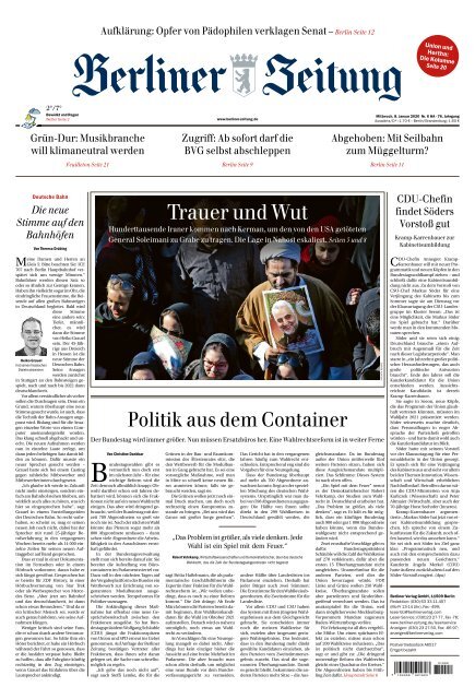 Berliner Zeitung 08 01 2020