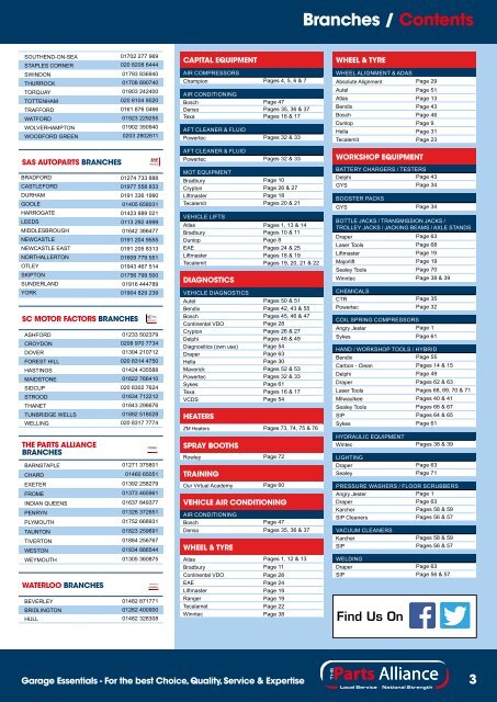 Parts Alliance Garage Essentials Winter 2020