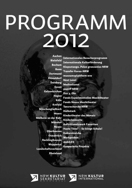 NRW KULTURsekretariat_Programm 2012