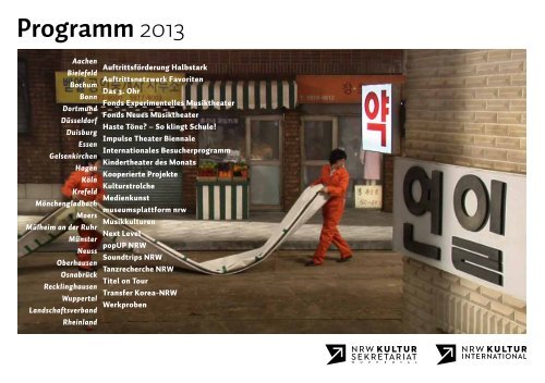 NRW KULTURsekretariat_Programm 2013