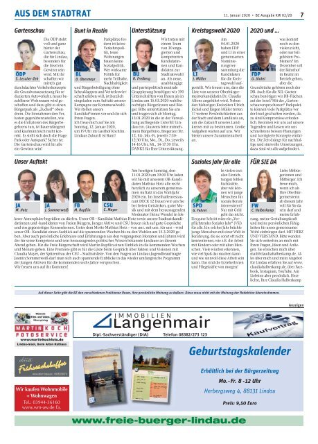 11.01.2020 Lindauer Bürgerzeitung