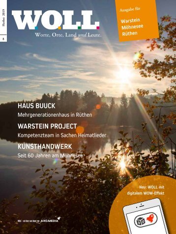 WOLL Magazin Warstein Möhnesee Rüthen // Winter 2019