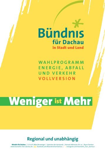 Vollversion: Energie, Abfall und Verkehr