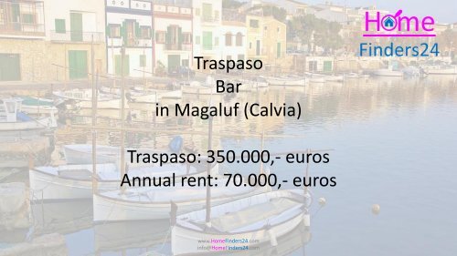 For rent (traspaso) of this great, and well-known bar at the strip in Magaluf in Calvia (LOC0013)