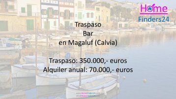 En alquiler (traspaso) de este gran y conocido bar en la avenida principal de Magaluf en Calvia  (LOC0013)