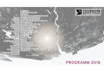 NRW KULTURsekretariat_Programm 2018