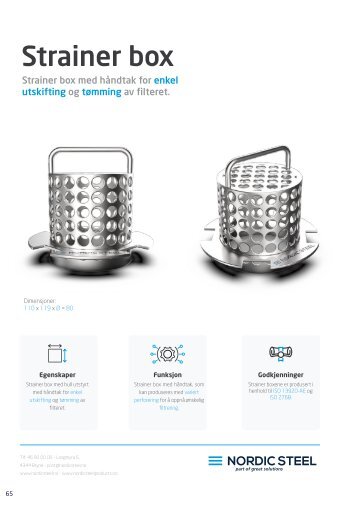 Strainer Box