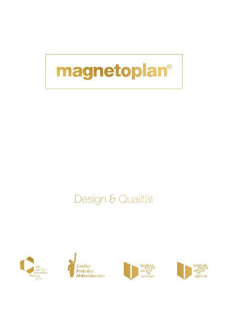 magnetoplan Design Catalogue 2020/2021