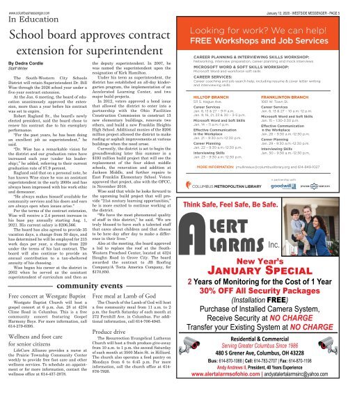 Westside Messenger - January 12th, 2020