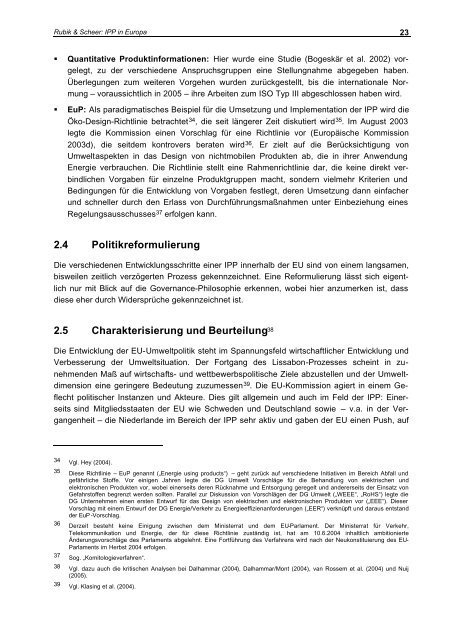 Integrierte Produktpolitik (IPP) - Institut für ökologische ...