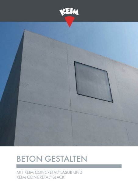 KEIM Beton gestalten