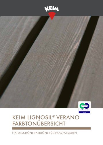 KEIM Lignosil-Verano Farbtonuebersicht