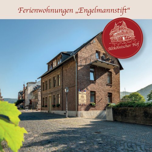 Urlaub in Bacharach – Ferienwohnungen "Alte Gerberei" & "Engelmannstift"