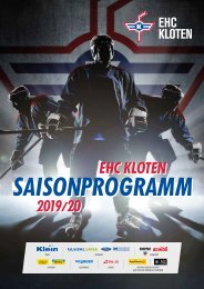 EHC Kloten Saisonprogramm 2019/20