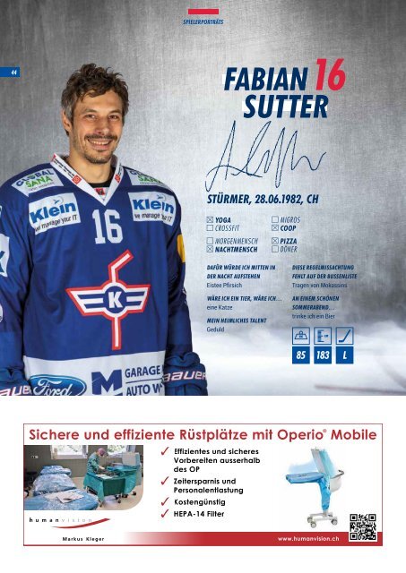 EHC Kloten Saisonprogramm 2019/20