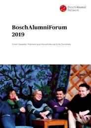 Bosch Alumni Forum 2019