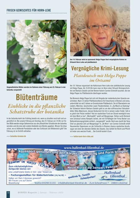 HORNER Magazin | Januar-Februar 2020