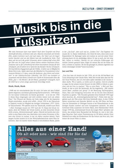 HORNER Magazin | Januar-Februar 2020