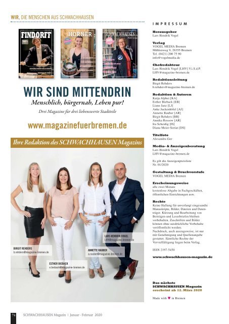 SCHWACHHAUSEN Magazin | Januar-Februar 2020