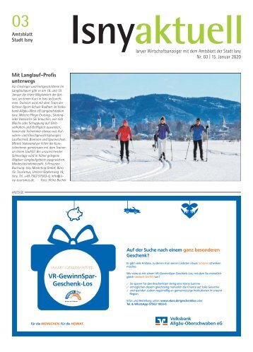 Isny Aktuell 15.01.2020
