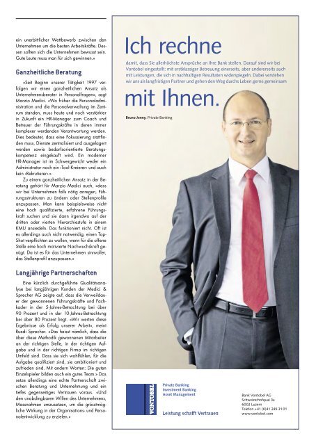 Das Wirtschaftsmagazin der Zentralschweiz - akomag