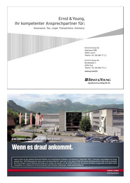 Das Wirtschaftsmagazin der Zentralschweiz - akomag