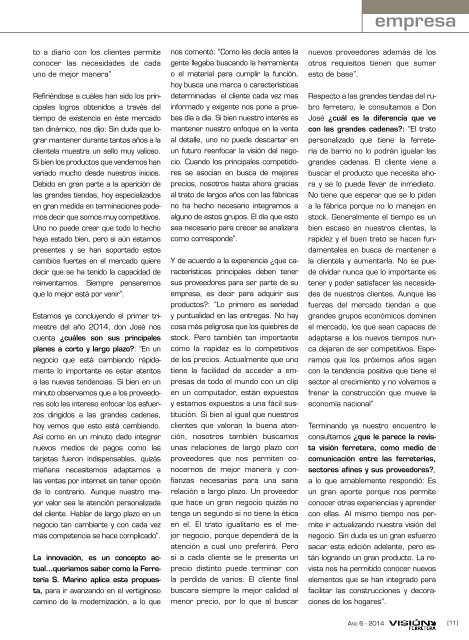 Revista Vision Ferretrea Edic 17