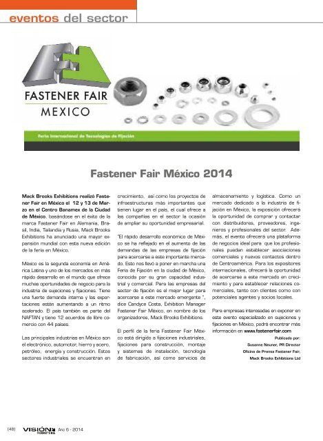 Revista Vision Ferretrea Edic 17