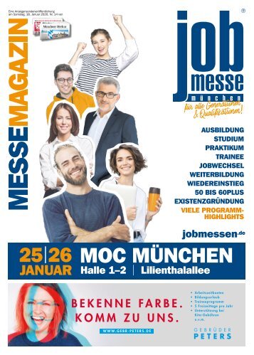 Das MesseMagazin zur 12. jobmesse münchen