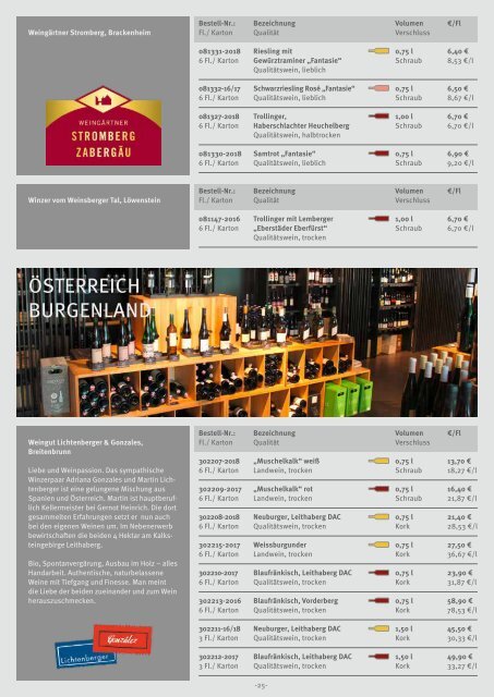 Weinkatalog 2021/22 Einzelhandel