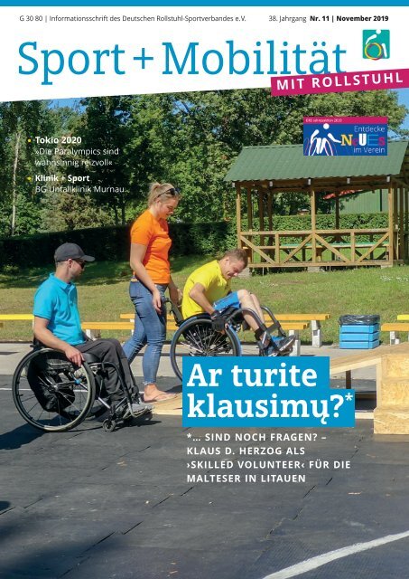Sport + Mobilität mit Rollstuhl 11/2019