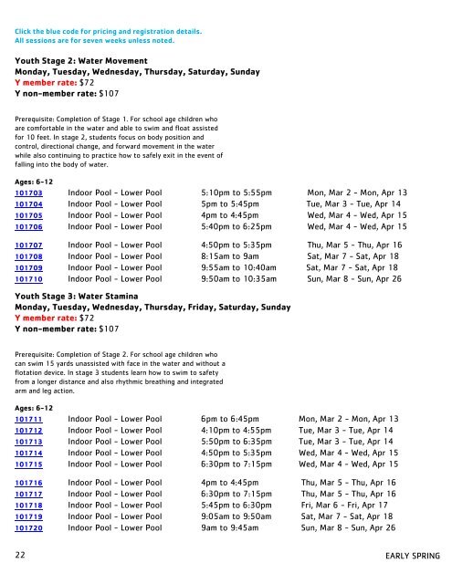 Jennersville YMCA Program Guide - Spring 2020