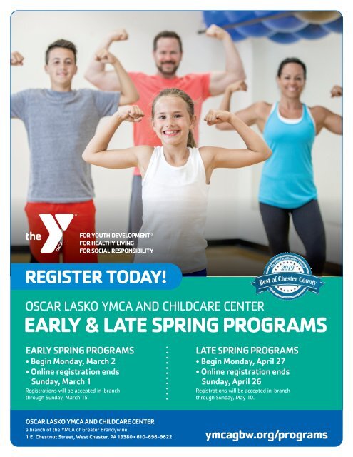 Oscar Lasko YMCA Program Guide - Spring 2020