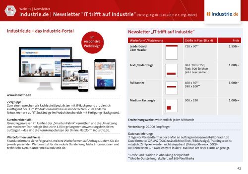 elektro AUTOMATION Mediadaten 2020