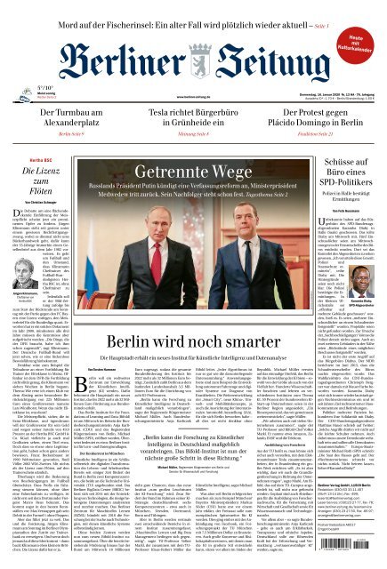 Berliner Zeitung 16.01.2020
