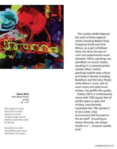 ARTGALLERYAMERICA MAGAZINE VOLUME 2 ISSUE 1 January-February 2020