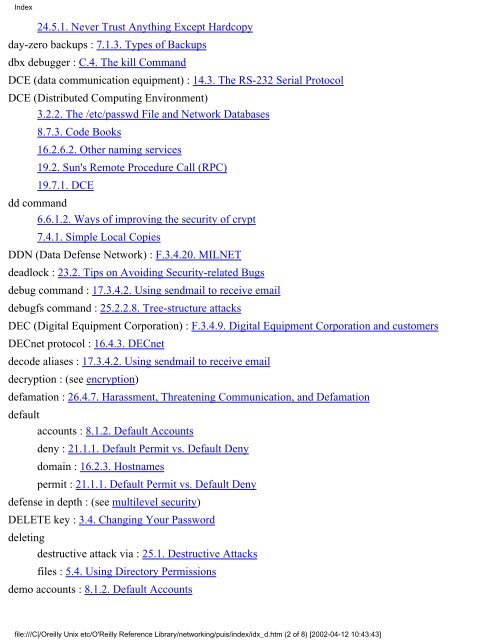 O'Reilly - Practical UNIX & Internet Sec... 7015KB