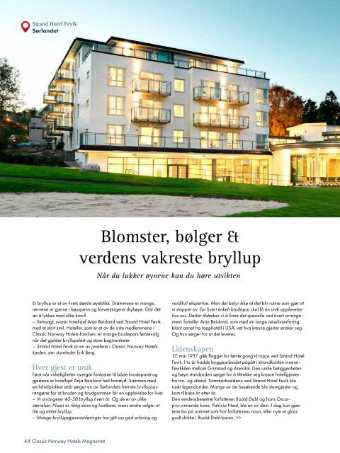 MAGASINET (2019-1) Classic Norway Hotels