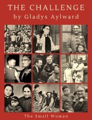 Gladys Aylward compiled by Debra Maffett