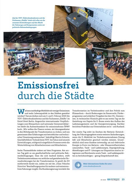 VDV Das Magazin Ausgabe 6/2019