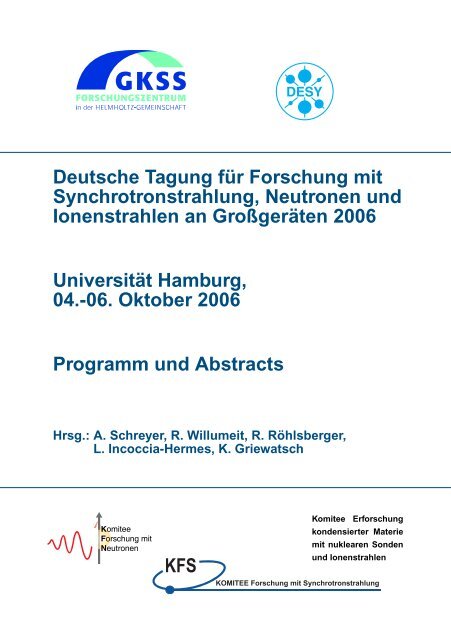 Deutsche Tagung f Â¨ur Forschung mit ... - SNI-Portal