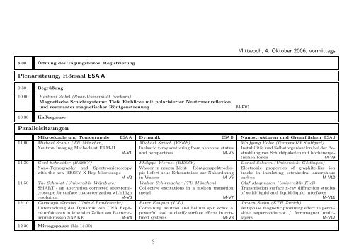 Deutsche Tagung f Â¨ur Forschung mit ... - SNI-Portal