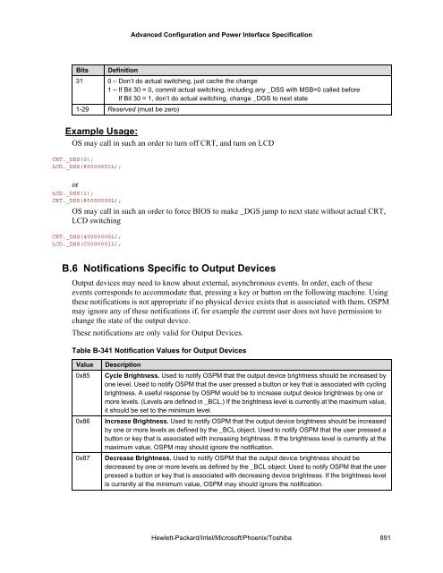 Advanced Configuration and Power Interface Specification