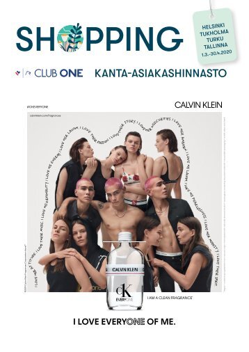  Club One kanta-asiakashinnasto maalis-huhtikuu KEVÄT 2020