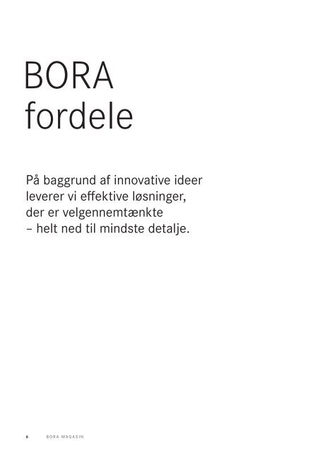 BORA Magazine 02|2019 – Danish