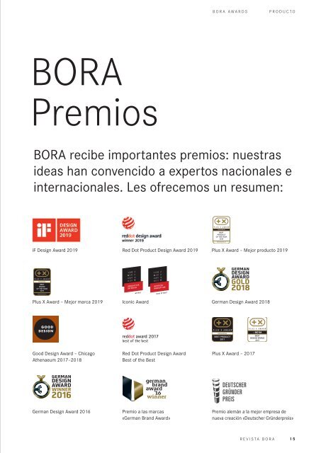 BORA Magazine 02|2019 – Spanish